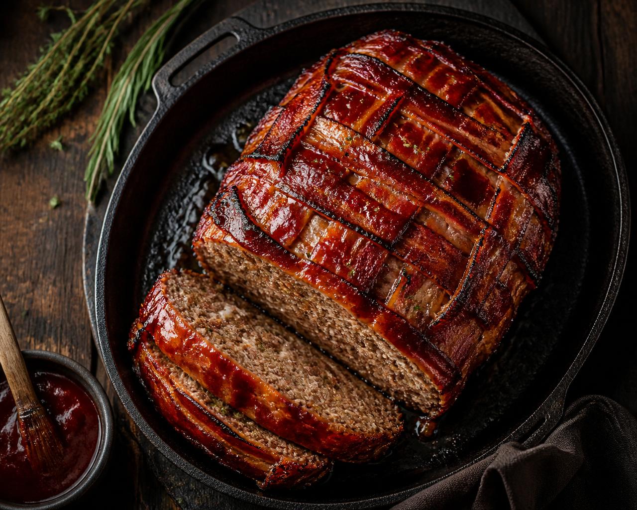Smokin' Ray's Magic Cow Dust Bacon-Wrapped Meatloaf